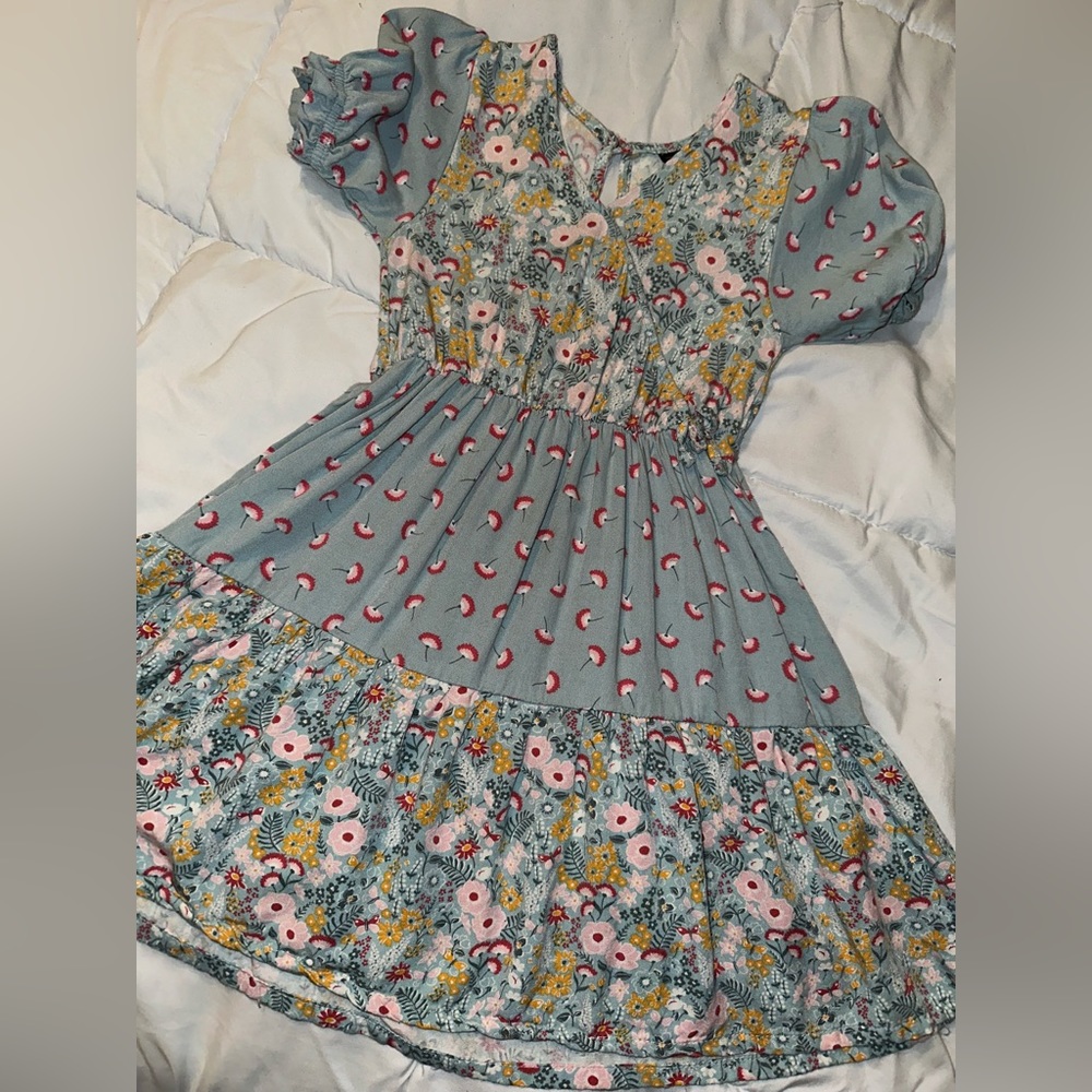 Vince Camuto casual floral spring girl dress size 7